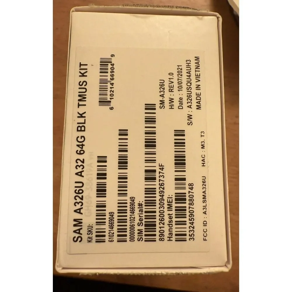 Genuine Samsung Galaxy A32 5G Empty Box With‎ Inserts